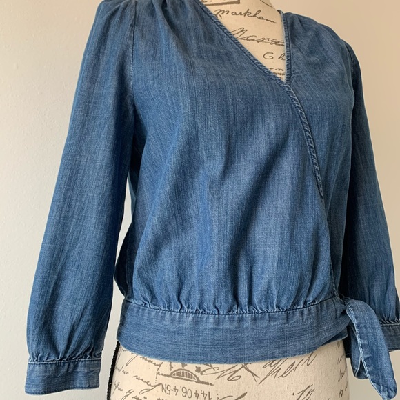 Madewell wrap top - Picture 5 of 15
